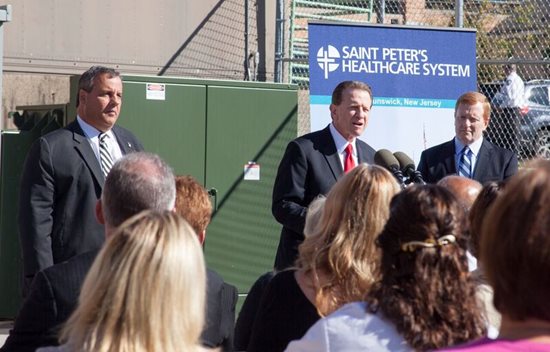 Saint Peter’s energy project Chris Christie