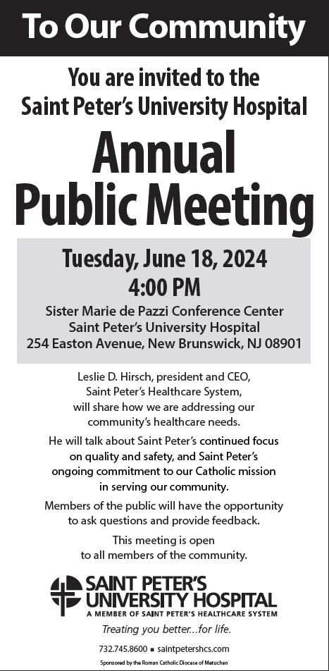 Annual Meeting is on June 18 at 4pm